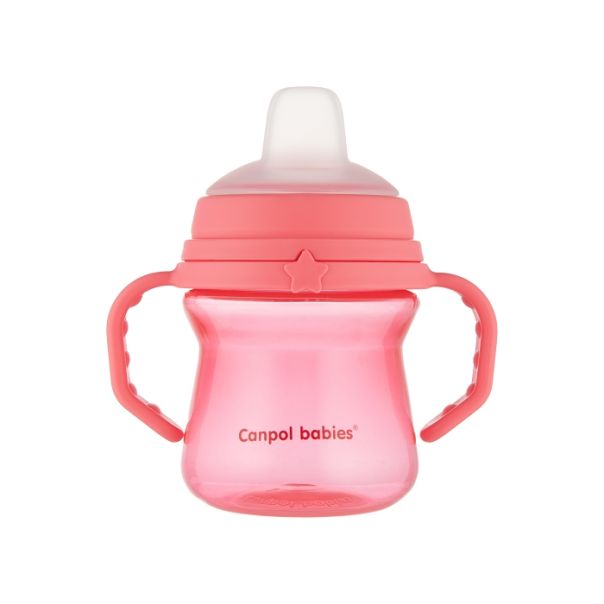 CANPOL BABIES SOLJA 150ml SA SILIKONSKIM KLJUNOM (56/614) - PINK - EP2740169