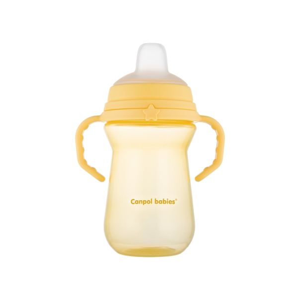 CANPOL BABIES SOLJA 250ml SA SILIKONSKIM KLJUNOM (56/615) - YELLOW - EP2740175