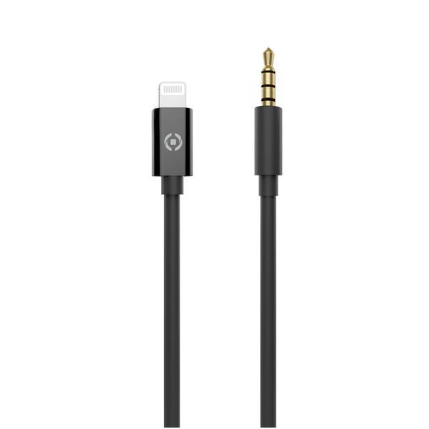 CELLY kabl lightning na 3.5mm - USBLIGHT35MMBK