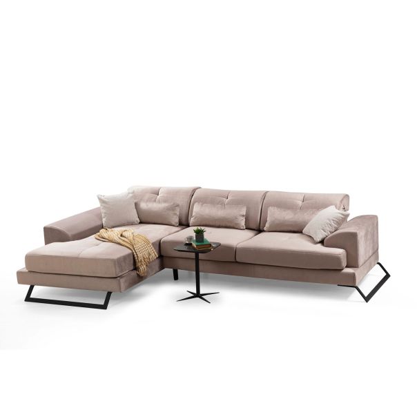 ATELIER DEL SOFA Ugaona garnitura Frido, leva , bež - 560ARE1167