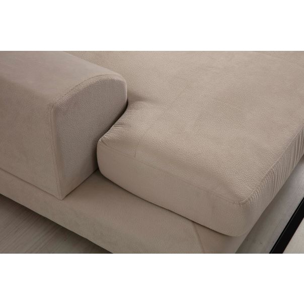 ATELIER DEL SOFA Ugaona garnitura Frido, leva, svetlo bež - 560ARE1169