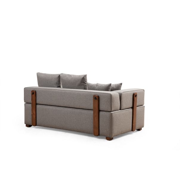 ATELIER DEL SOFA Ugaona garnitura Gondol-1, siva - 560ARE1202