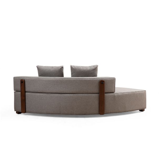 ATELIER DEL SOFA Ugaona garnitura Gondol-1, siva - 560ARE1202