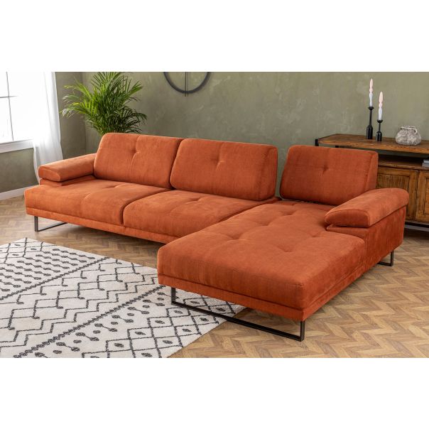 ATELIER DEL SOFA Ugaona garnitura Mustang Small, desna, narandžasta - 560ARE1214