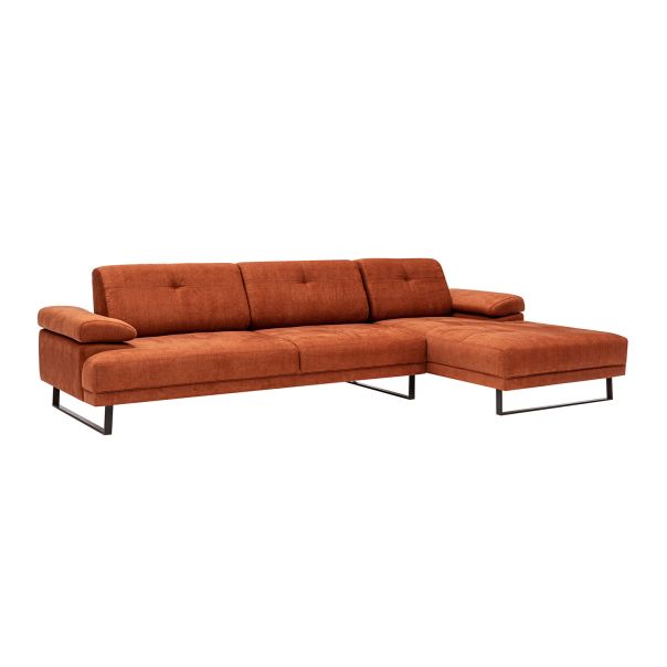ATELIER DEL SOFA Ugaona garnitura Mustang Small, desna, narandžasta - 560ARE1214