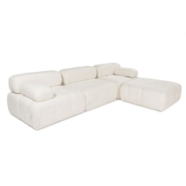 ATELIER DEL SOFA Ugaona garnitura Doblo, krem - 560ARE1235