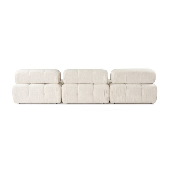 ATELIER DEL SOFA Ugaona garnitura Doblo, krem - 560ARE1235