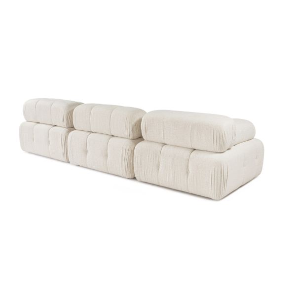 ATELIER DEL SOFA Ugaona garnitura Doblo, krem - 560ARE1235