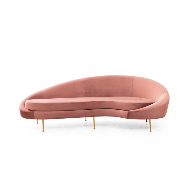 ATELIER DEL SOFA Trosed Eses Right, pink - 560ARE1351