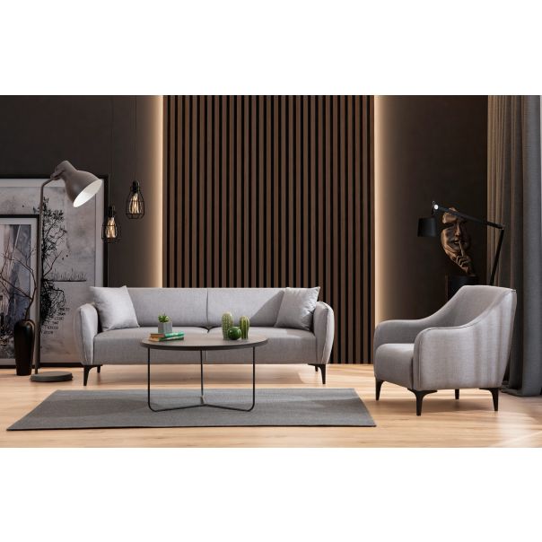 ATELIER DEL SOFA Trosed Belissimo, siva - 560ARE1360