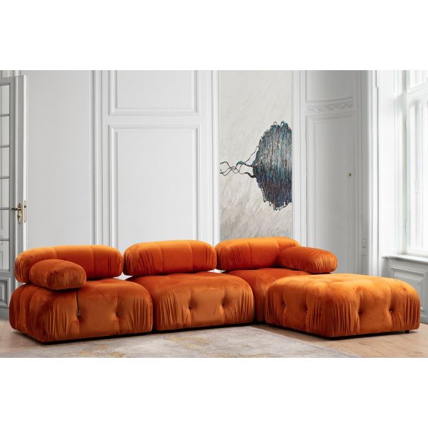 ATELIER DEL SOFA Sofa Bubble L1, narandžasta - 560ARE1424