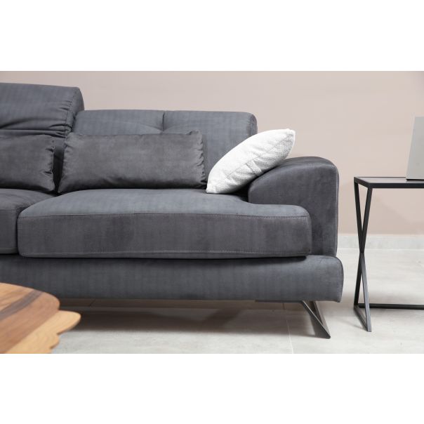ATELIER DEL SOFA Dvosed Frido, antracit - 560ARE1501