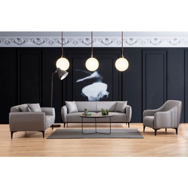 ATELIER DEL SOFA Dvosed Belissimo, siva - 560ARE1532