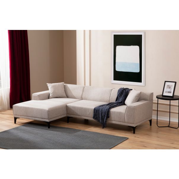 ATELIER DEL SOFA Ugaona garnitura Petra L Corner, bela - 560ARE1604