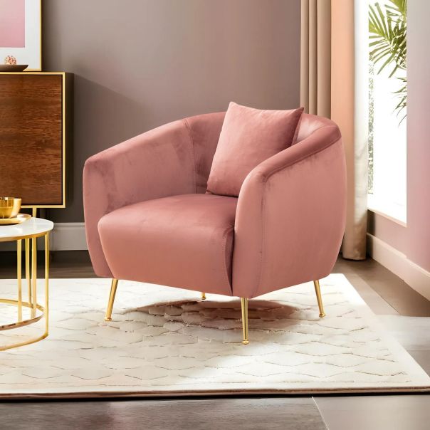 ATELIER DEL SOFA Fotelja Eses, pink - 560ARE1729