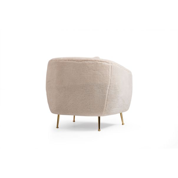 ATELIER DEL SOFA Fotelja Istiridye, bež - 560ARE1730