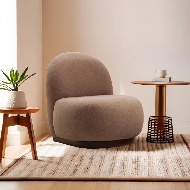 ATELIER DEL SOFA Fotelja Tina, braon - 560ARE1737