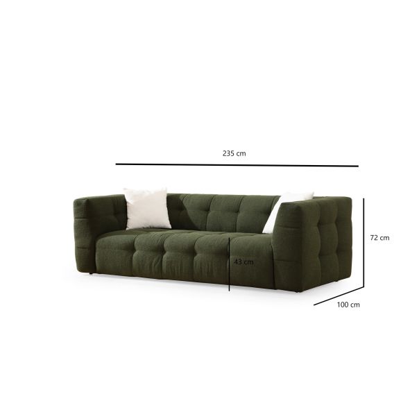 ATELIER DEL SOFA Trosed Cady, zelena - 560ARE1821