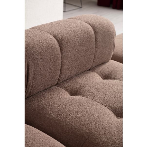 ATELIER DEL SOFA Ugaona garnitura Doblo, kapućino - 560ARE1837