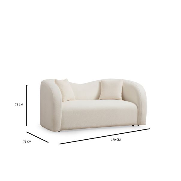 TELIER DEL SOFA Dvosed Asos, krem - 560ARE1867