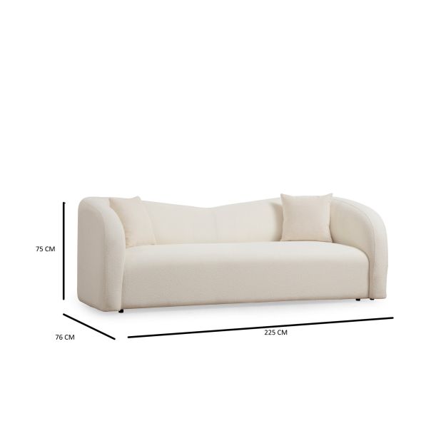 ATELIER DEL SOFA Trosed Asos, krem - 560ARE1868