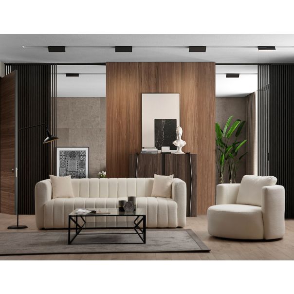 ATELIER DEL SOFA Trosed Royal 3, krem - 560ARE1887