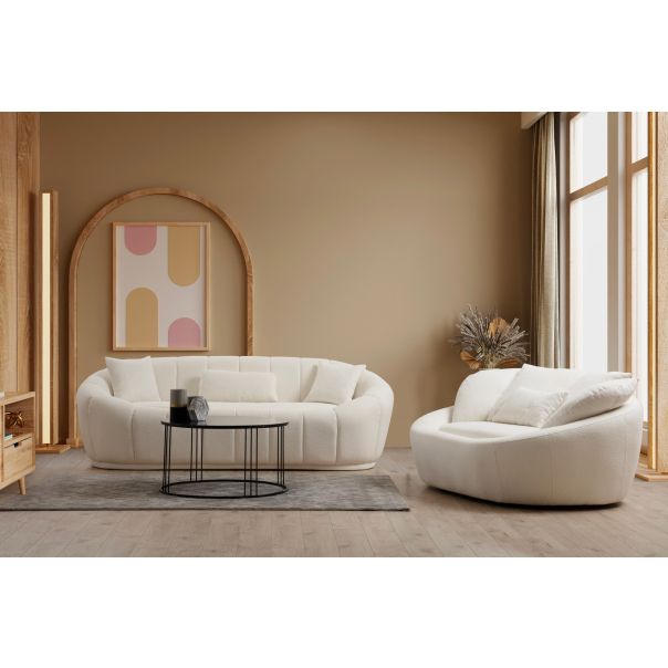 ATELIER DEL SOFA Dvosed Midye Love seat, bež - 560ARE1890