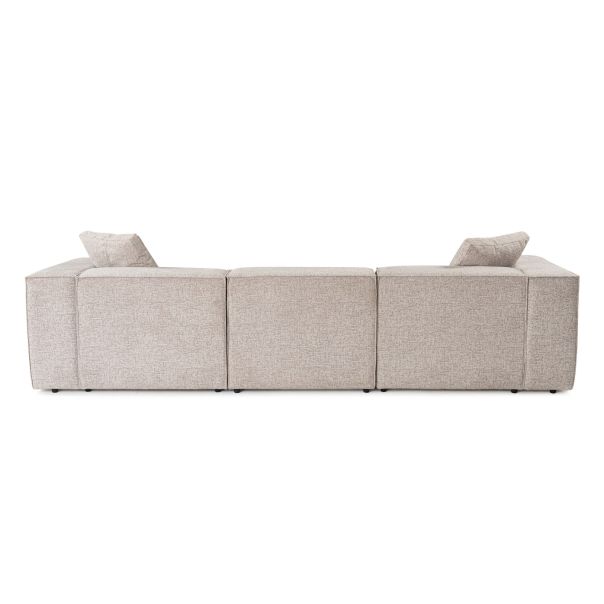 ATELIER DEL SOFA Ugaona garnitura Lora, krem - 560ARE1894