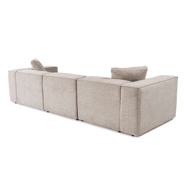 ATELIER DEL SOFA Ugaona garnitura Lora, krem - 560ARE1894
