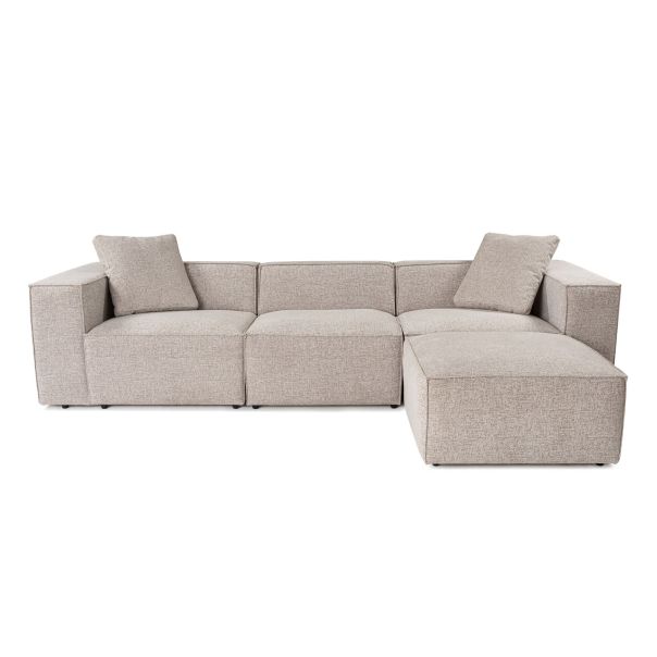 ATELIER DEL SOFA Ugaona garnitura Lora, krem - 560ARE1894