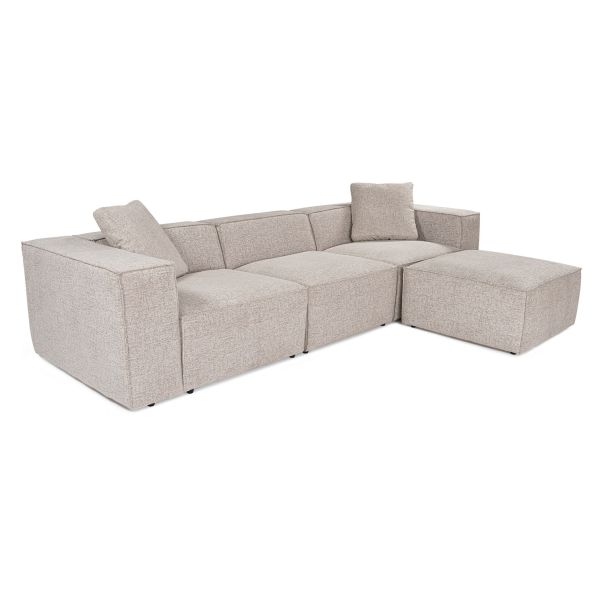 ATELIER DEL SOFA Ugaona garnitura Lora, krem - 560ARE1894
