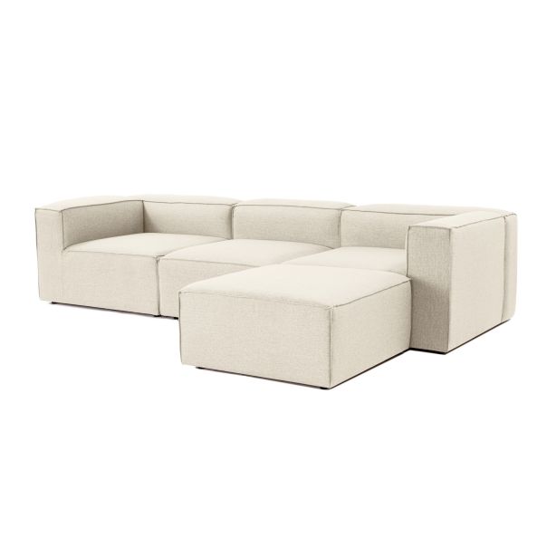 ATELIER DEL SOFA Ugaona garnitura Fora, bela - 560ARE2140