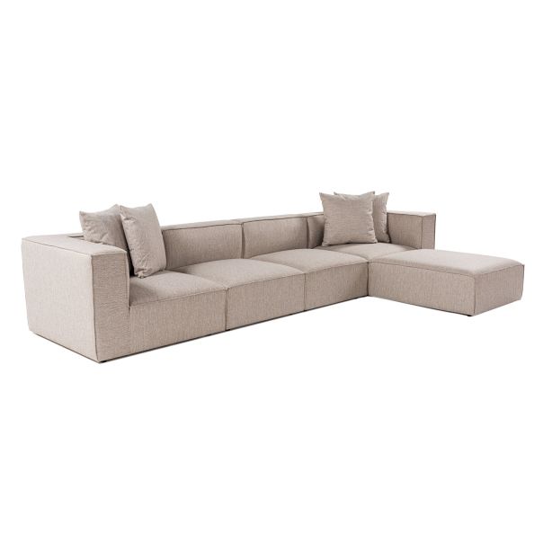 ATELIER DEL SOFA Ugaona garnitura Sora, svetlo bež - 560ARE2169