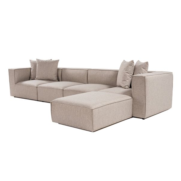 ATELIER DEL SOFA Ugaona garnitura Sora, svetlo bež - 560ARE2169