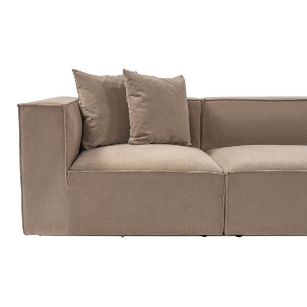 ATELIER DEL SOFA Ugaona garnitura Sora, kapućino - 560ARE2170
