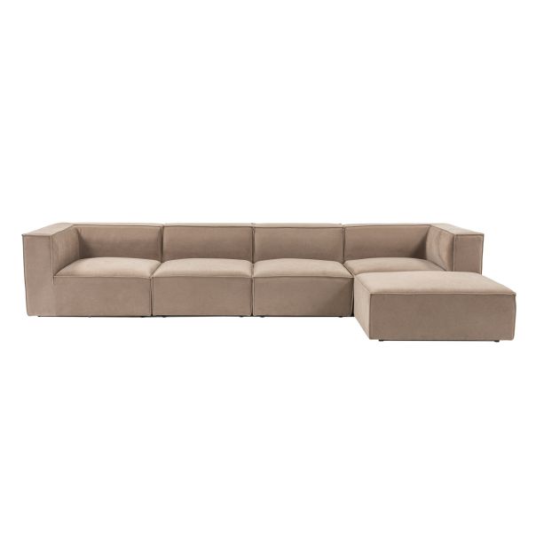 ATELIER DEL SOFA Ugaona garnitura Sora, kapućino - 560ARE2170