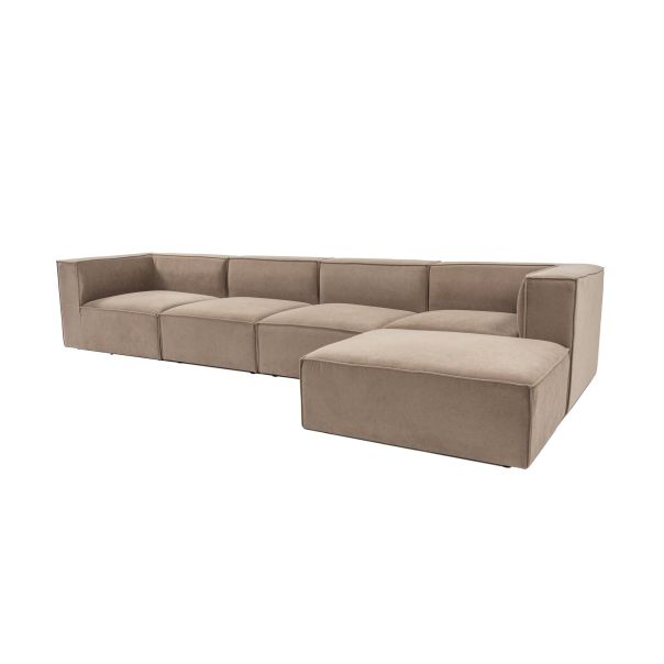 ATELIER DEL SOFA Ugaona garnitura Sora, kapućino - 560ARE2170