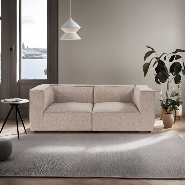 ATELIER DEL SOFA Dvosed Sora 2, bež - 560ARE2194