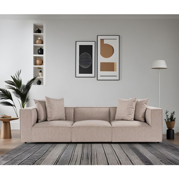 ATELIER DEL SOFA Trosed Sora 3, bež - 560ARE2195
