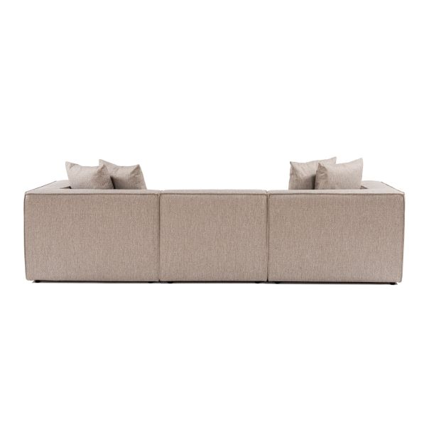 ATELIER DEL SOFA Trosed Sora 3, bež - 560ARE2195