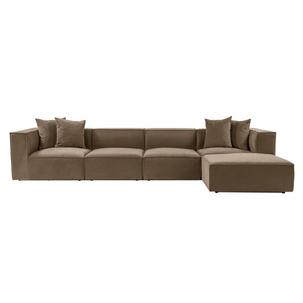 ATELIER DEL SOFA Ugaona garnitura Sora, braon - 560ARE2201