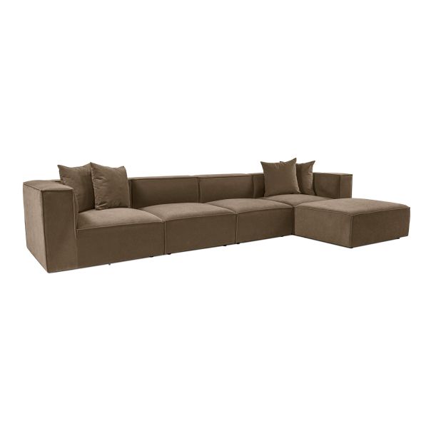 ATELIER DEL SOFA Ugaona garnitura Sora, braon - 560ARE2201