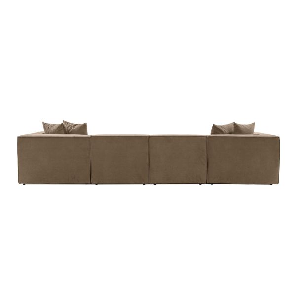 ATELIER DEL SOFA Ugaona garnitura Sora, braon - 560ARE2201