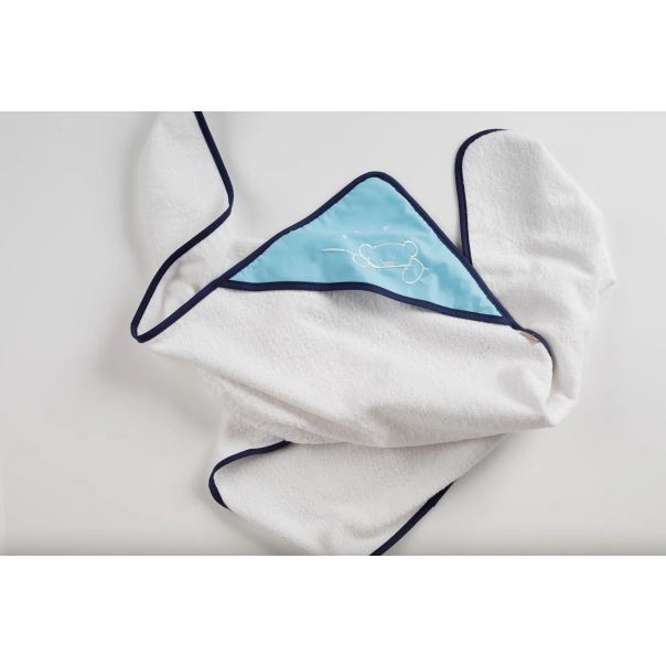 STEFAN Peškir sa kapuljačom Sanjalica - 562-plavi