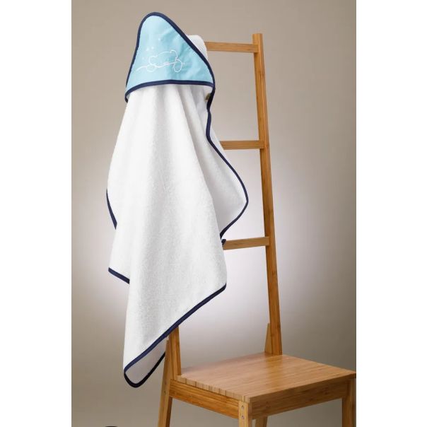 STEFAN Peškir sa kapuljačom Sanjalica - 562-plavi