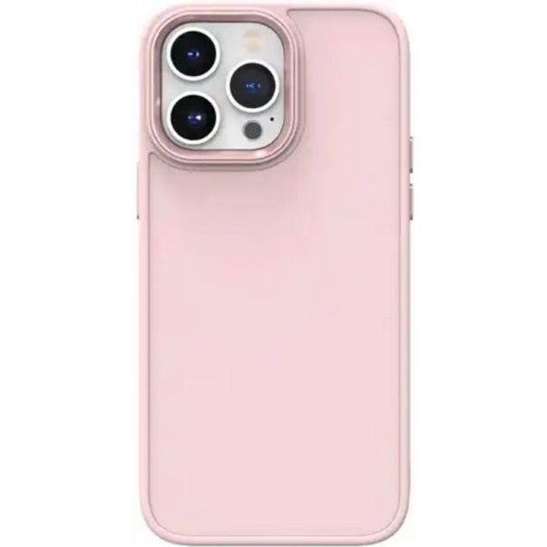 Maska za iPhone 14 PRO MAX UTP Shiny Lens Silicone MCTK41, roze - 45336