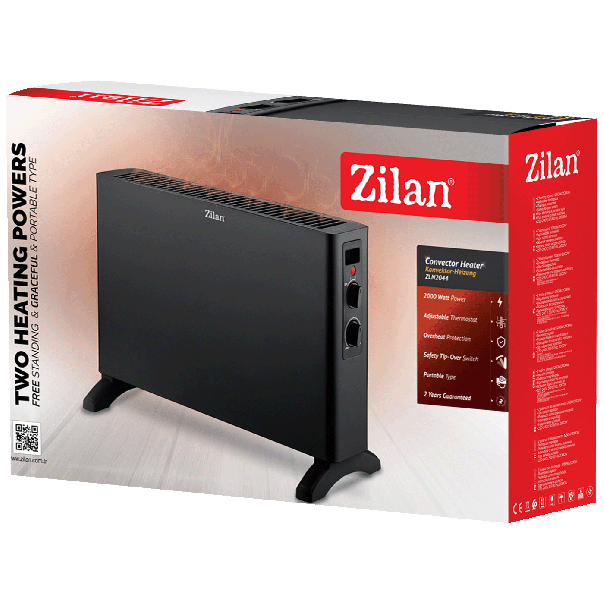 ZILAN Konvektorska grejalica, 2000 W - ZLN2044 - EP2964496