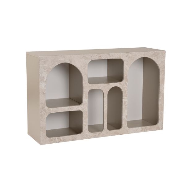 NORDURE Konzolni sto Liva 120, mermerna krem - EP3057881