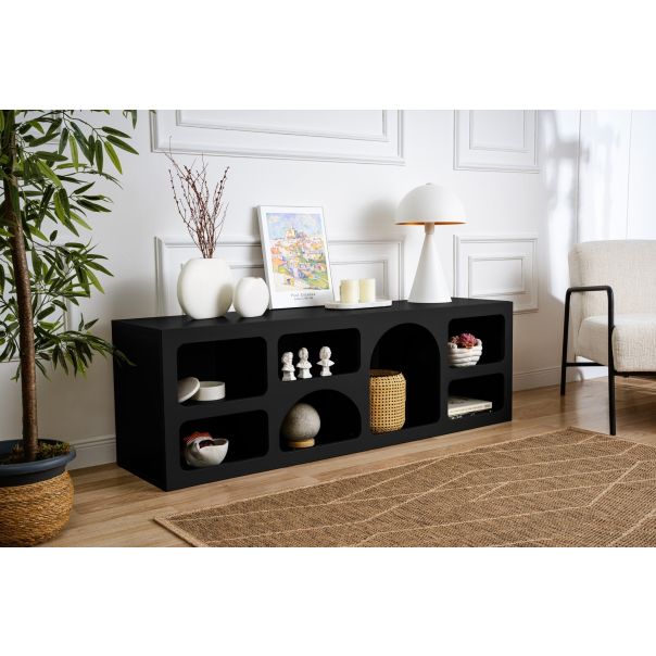 NORDURE Konzolni sto Ferlis, crna - EP3057884