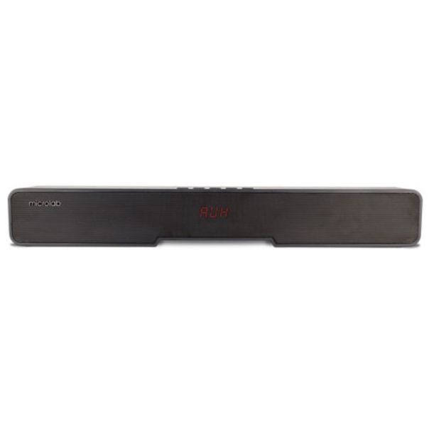 MICROLAB Onebar02 LED Bluetooth speaker soundbar 2x15W, USB, HDMI, AUX, Optical, Coaxial, black - 45396